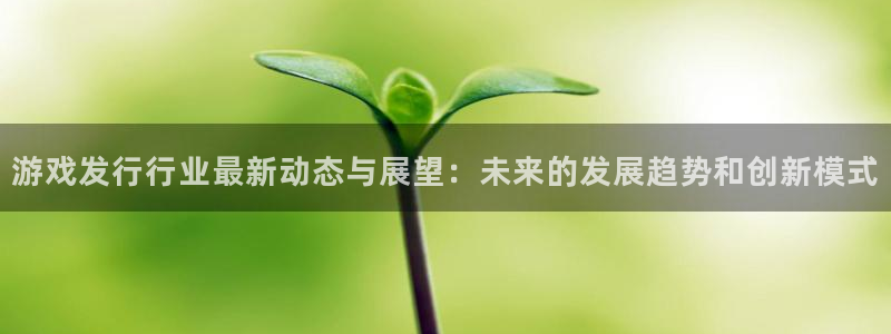 亿万28官网登录注册不了怎么办：游戏发行行业最新动态与展望：未来的发展趋势和创新模式